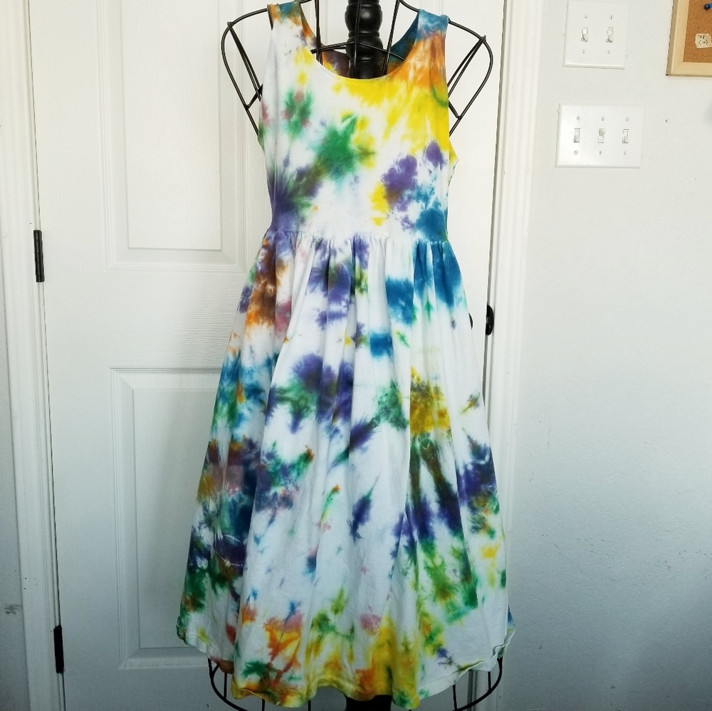 Tie dye dress small